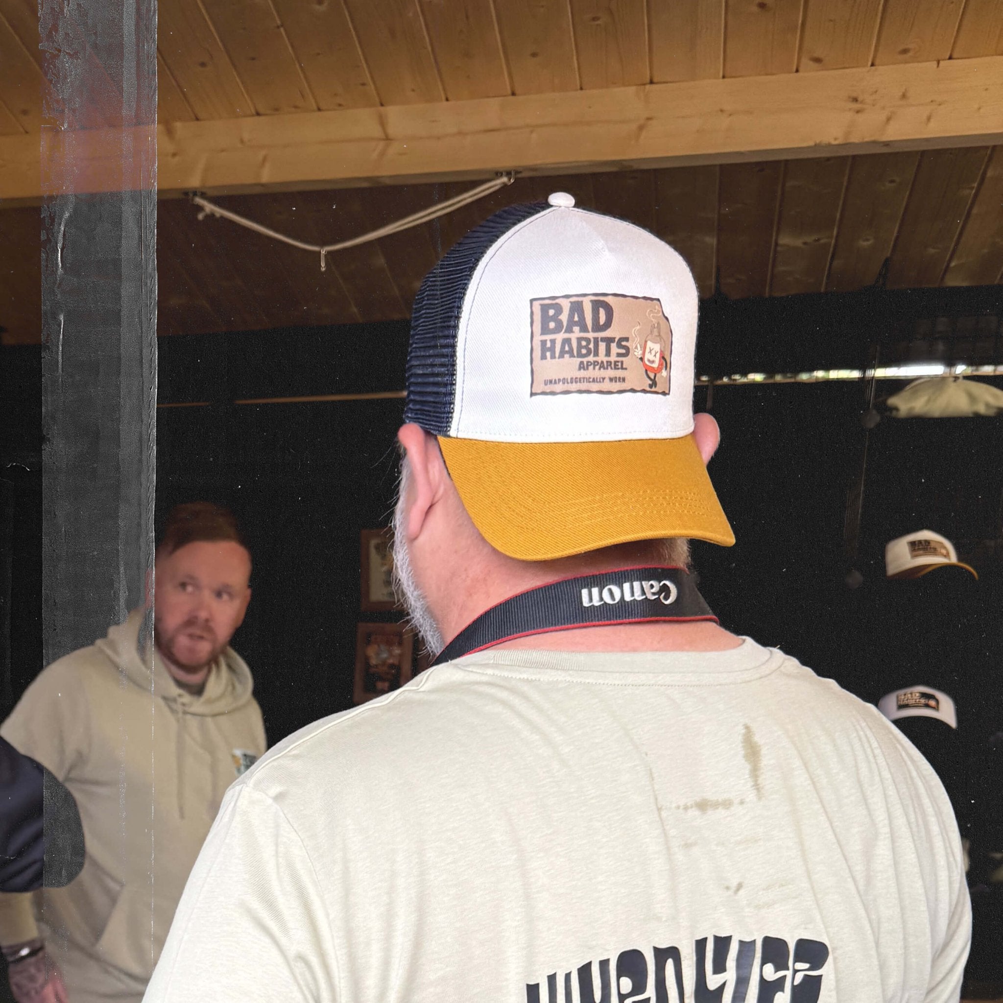 "Full Send Lid" – Ivory/Curcuma/Navy - Bad Habits Apparel