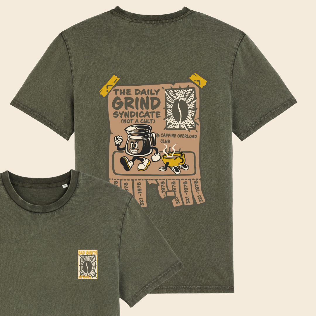 "The Daily Grind" Tee - Bad Habits Apparel