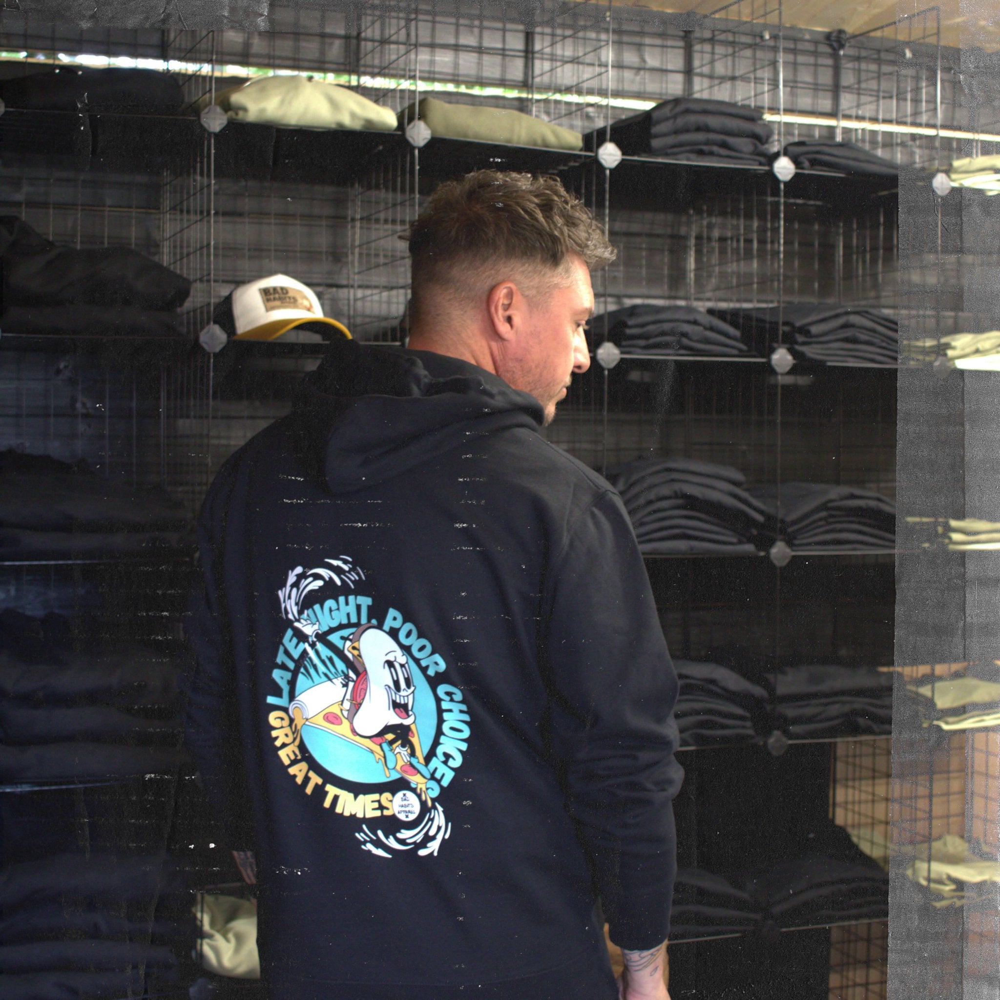 "The Poor Choices Club" Hoodie - Bad Habits Apparel